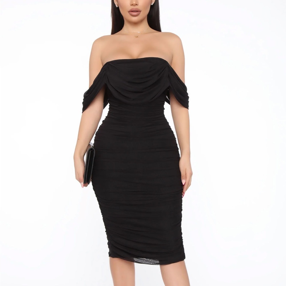 Bad For The Night Bandage Midi Dress Fashion Nova